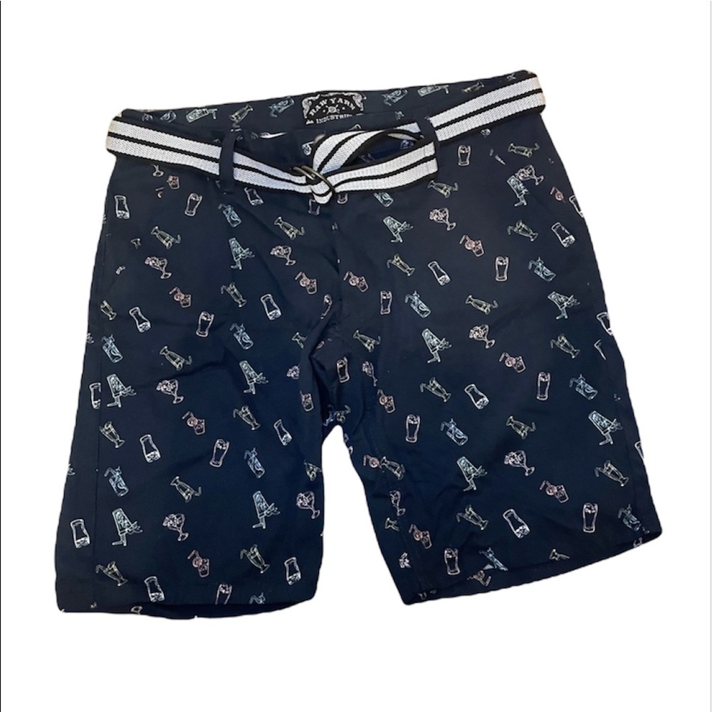Raw Yarn Industries 100% Cotton Shorts Size 30 Novelty Spring Summer Party